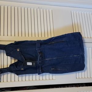 Dark Denim Dress, Fashion Nova, XS